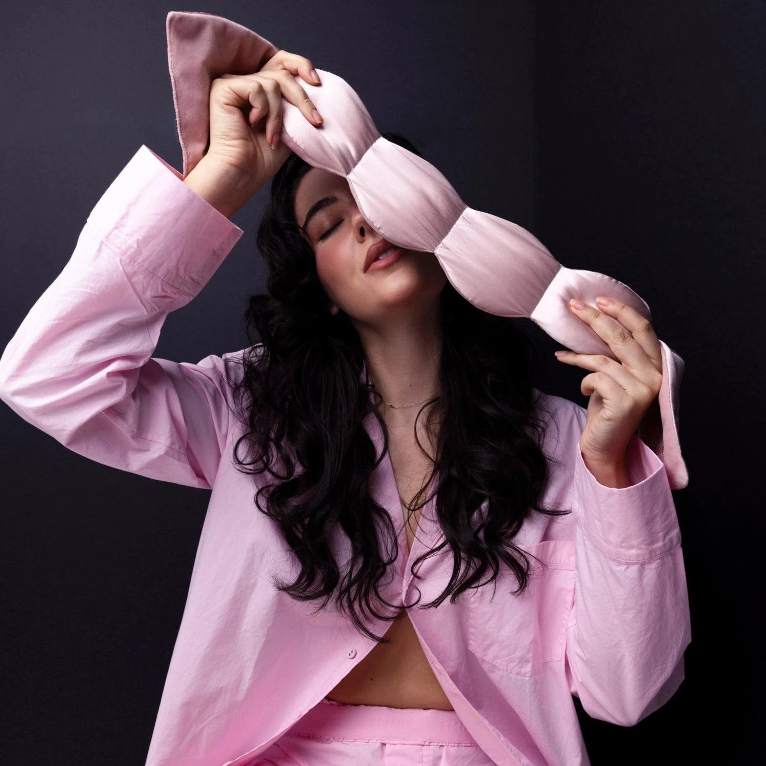 Silk Weighted Sleep Mask by nodpod