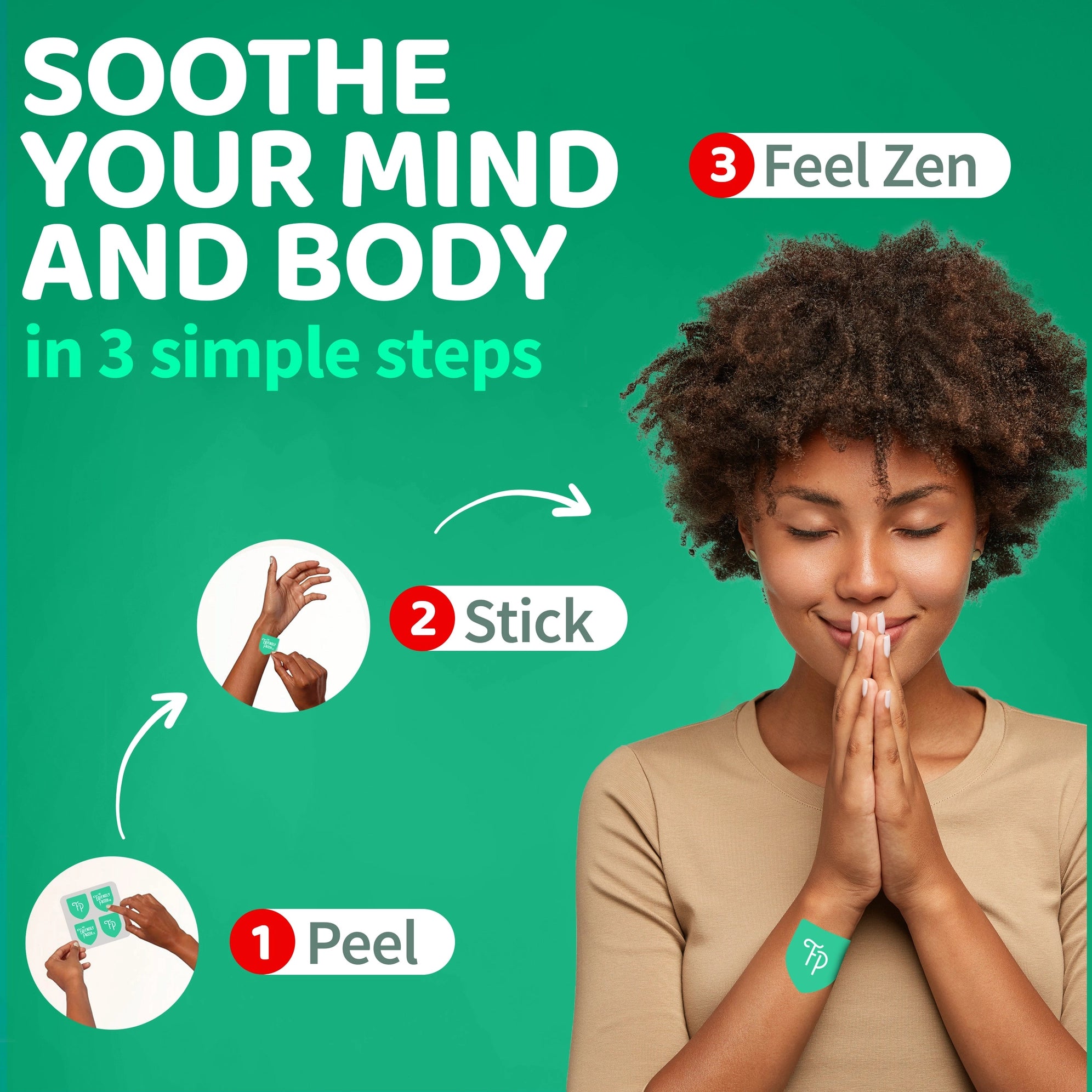 Zen Calm Patch - Travel 8 Pack by Friendly Patch Co