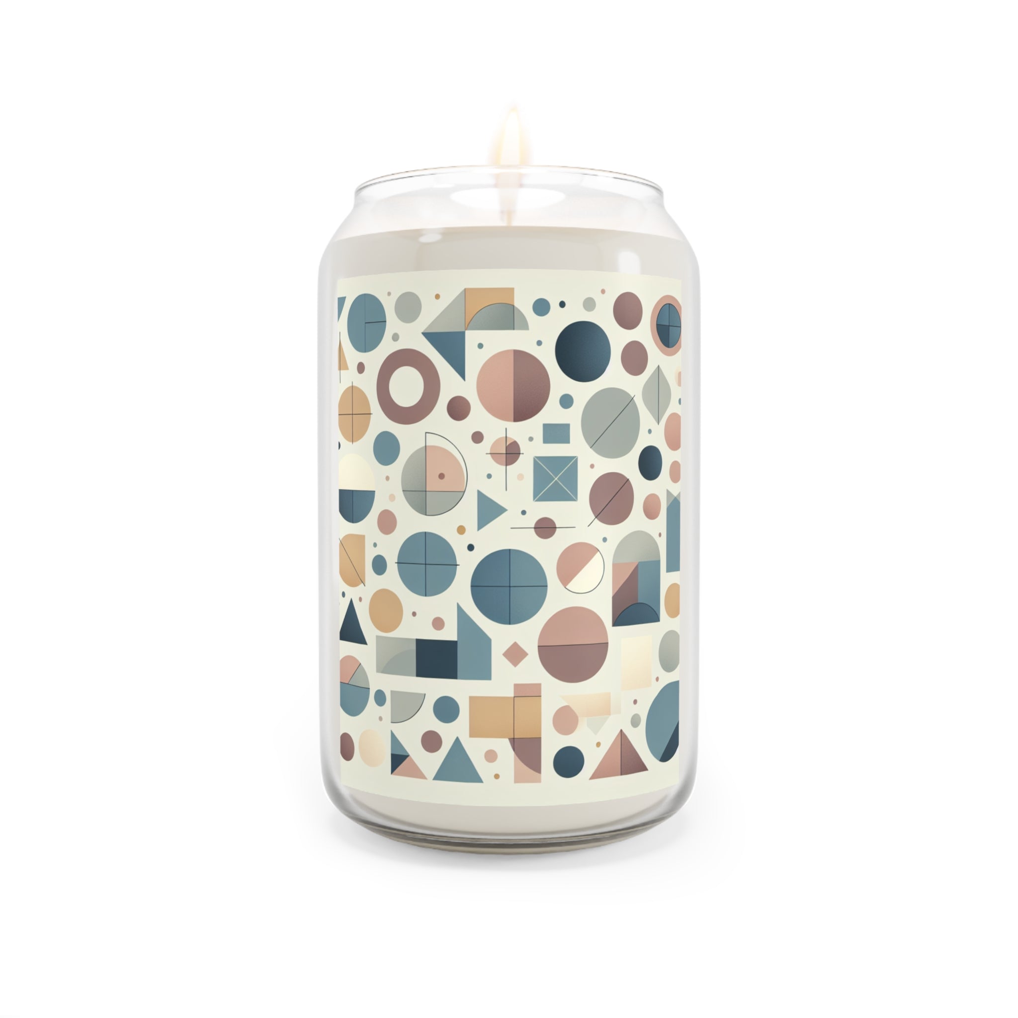 Geometric Design Scented Soy Candle