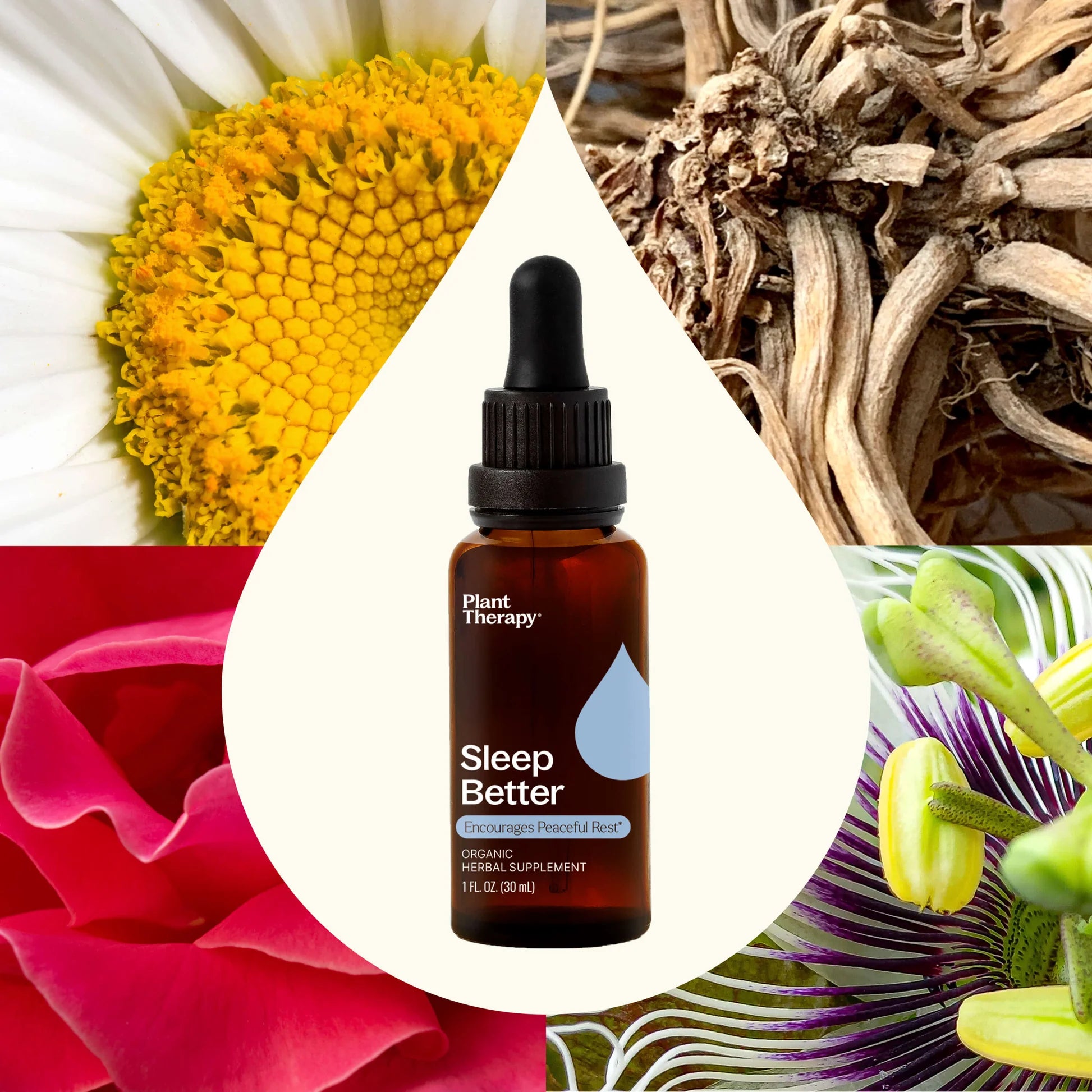 Organic Sleep Better Tincture 30 ml by Plant Therapy