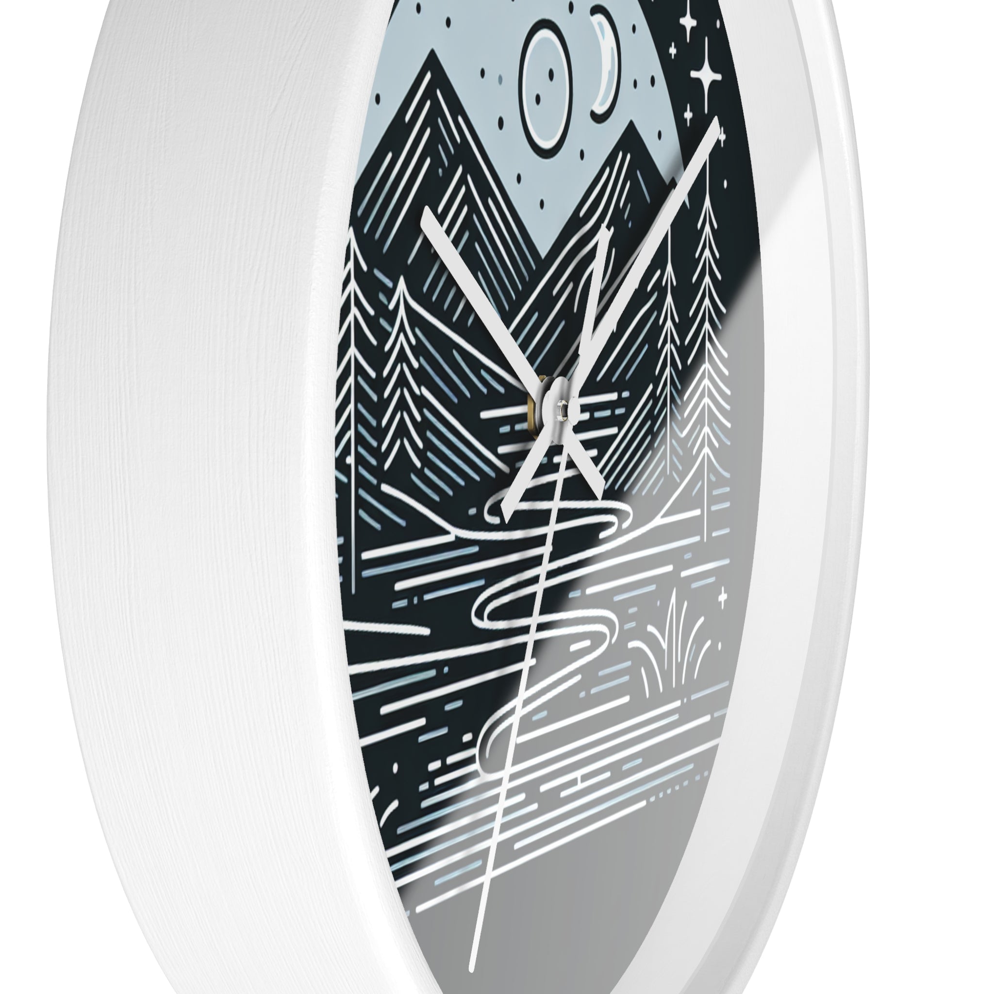 Nature's Night Sky Wall Clock