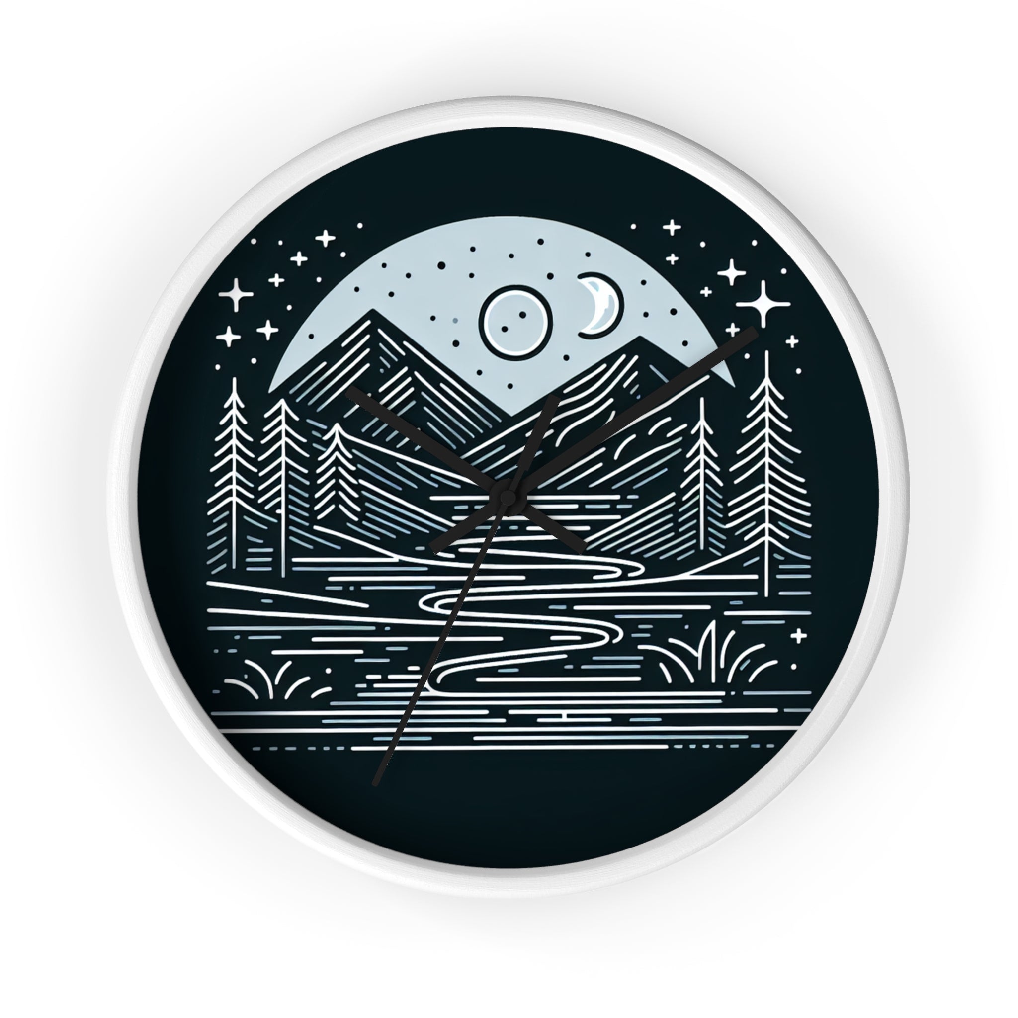 Nature's Night Sky Wall Clock