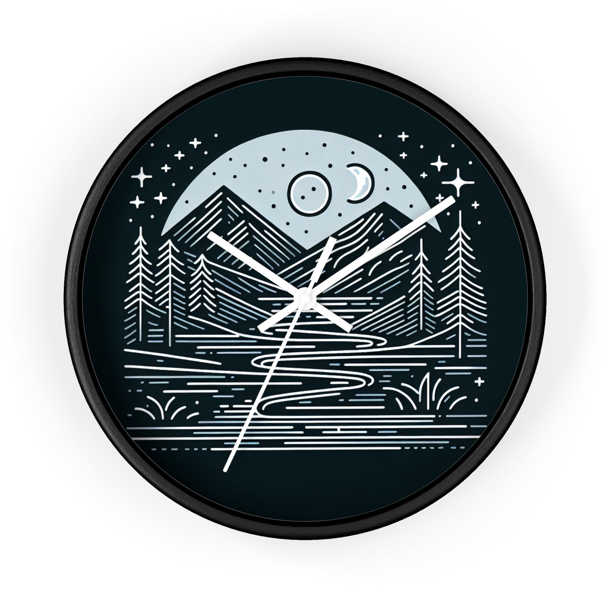 Nature's Night Sky Wall Clock