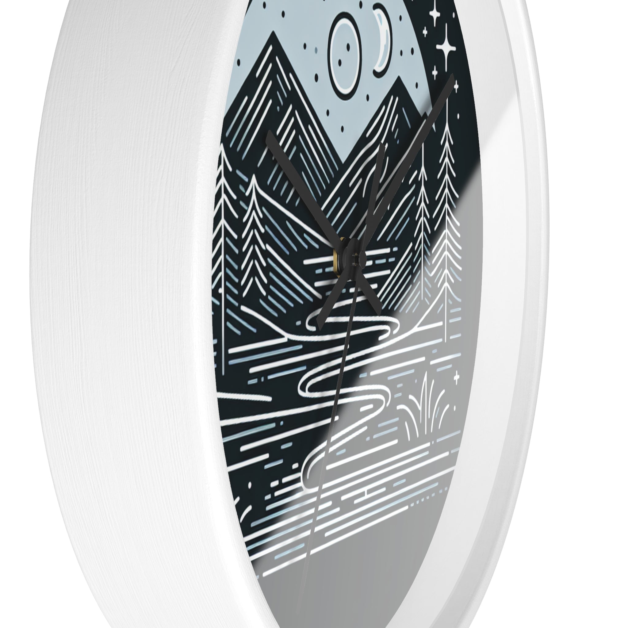 Nature's Night Sky Wall Clock