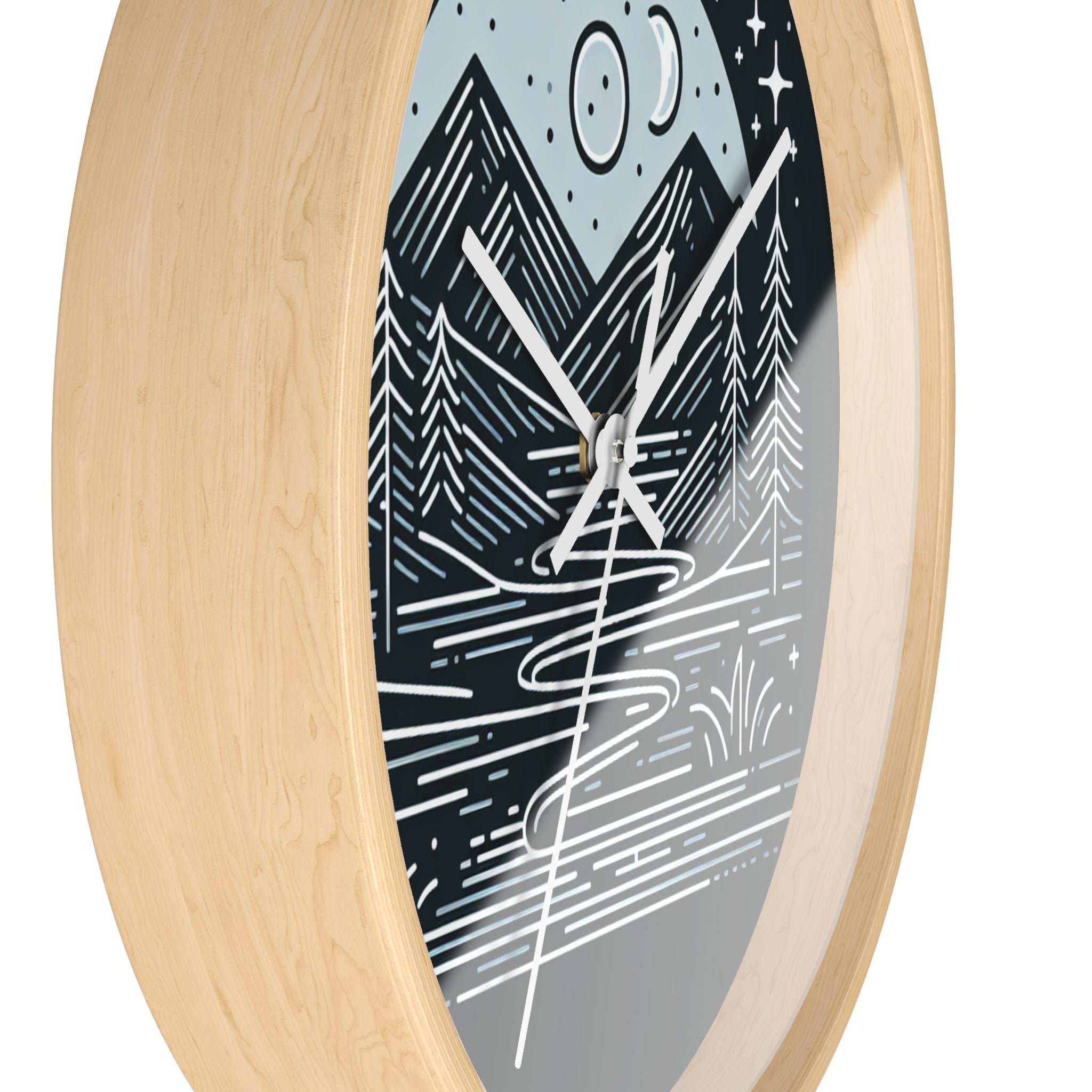 Nature's Night Sky Wall Clock