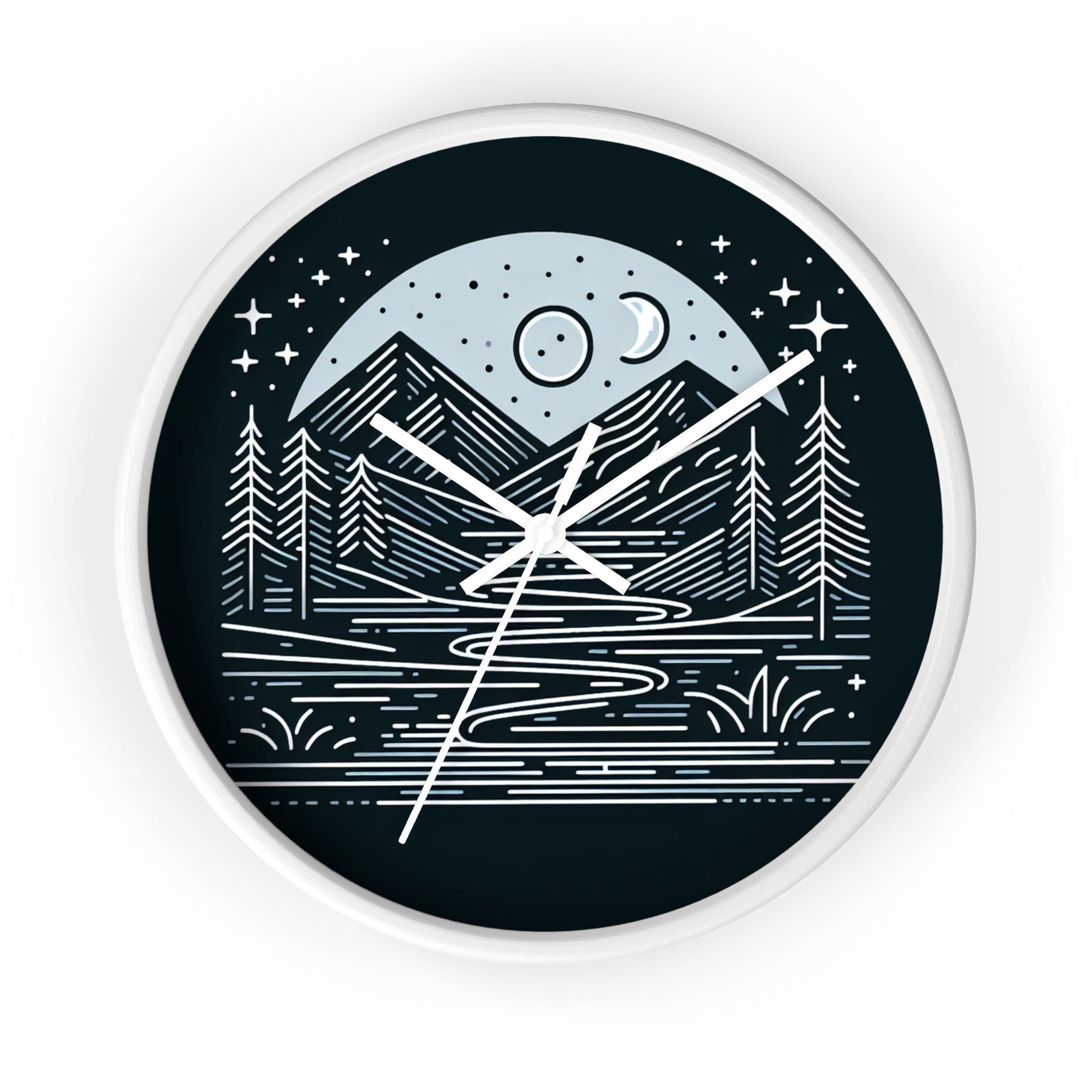 Nature's Night Sky Wall Clock