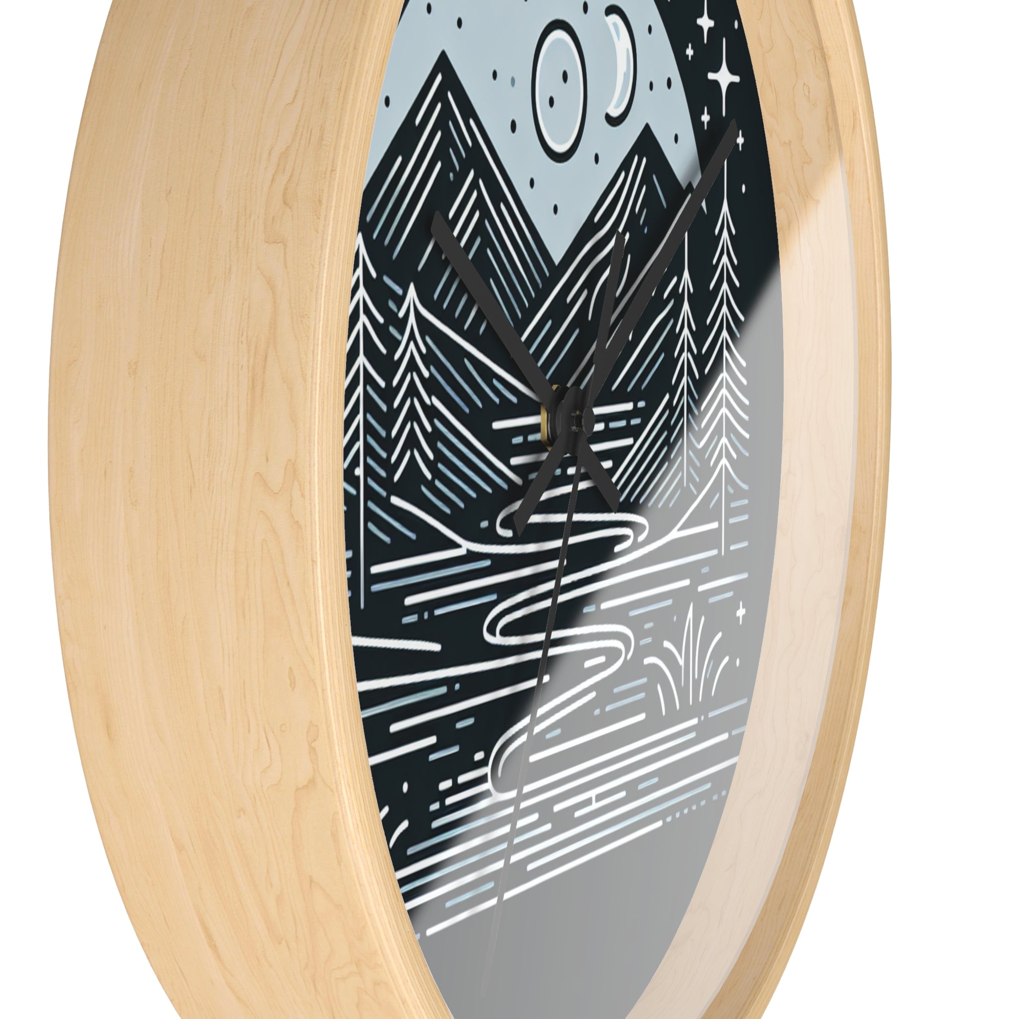 Nature's Night Sky Wall Clock